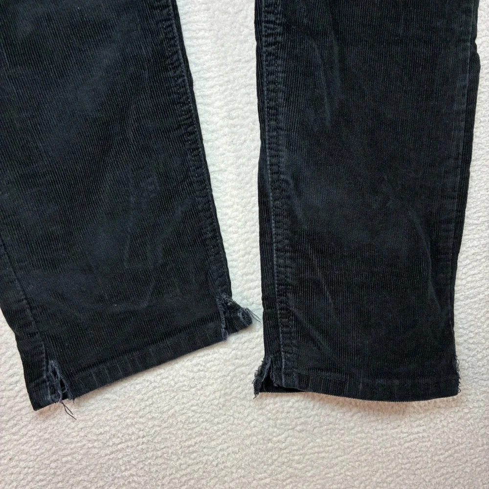 Levis 512 Corduroy Pants Mens 32x32 Black Slim Tapered Preppy Casual‎ Chino
